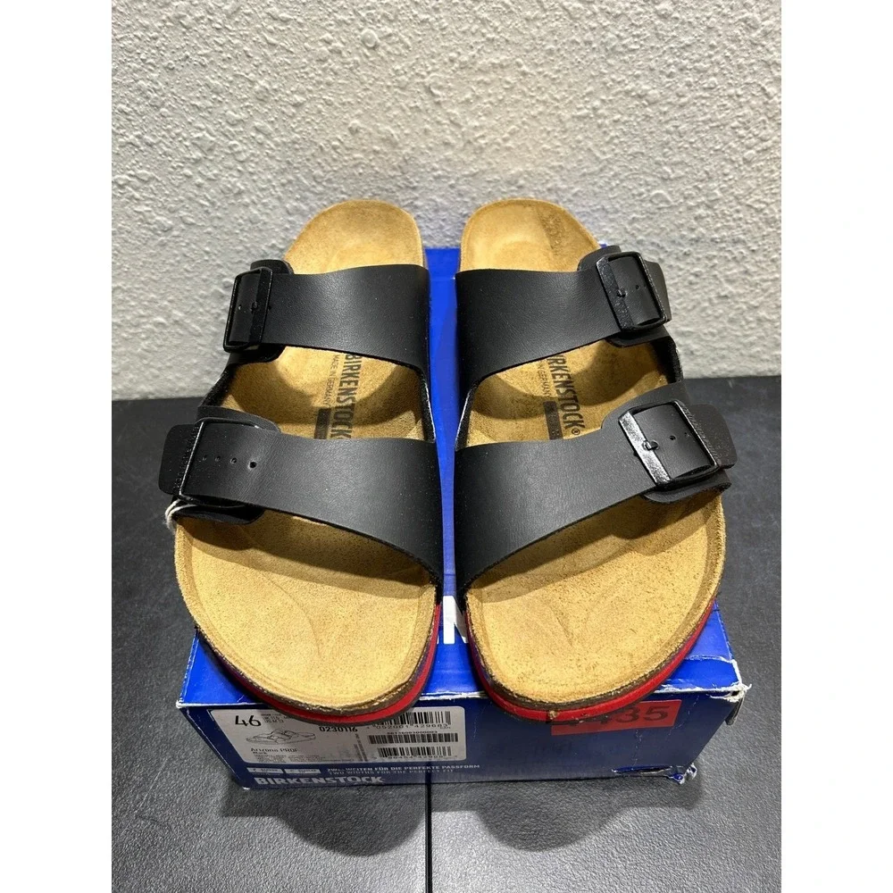 Birkenstock Arizona PROF Birko-Flor Black EU 46 US M 13 Mens